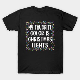 christmas lights - christmas lights matching family T-Shirt